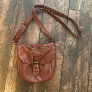 Brown crossbody bag